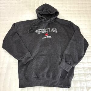 VTG Whistler Canada Hoodie Men's M | Gray | Ideal Active Apparel & Comfortwear